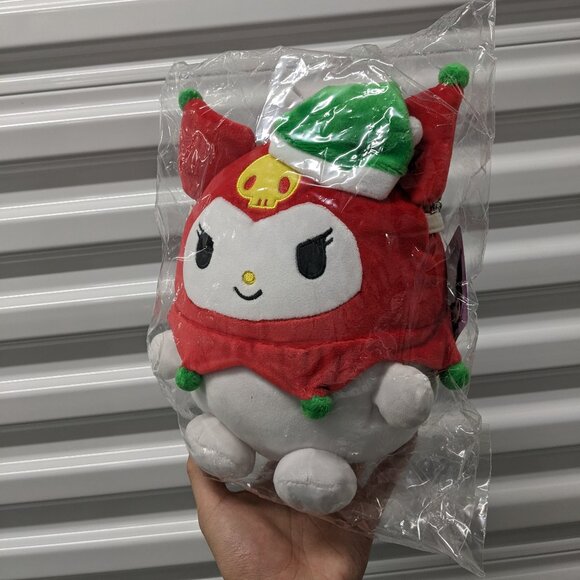 Sanrio Handbags - Crossbody bag: Sanrio Holiday Kuromi Elf Plush Bag (New in plastic bag with tag)